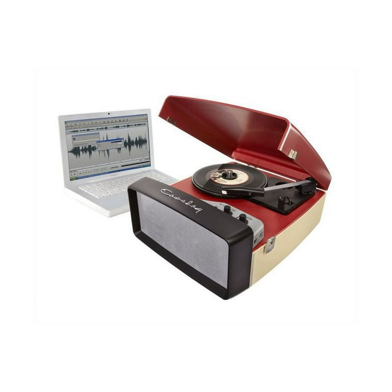 Crosley Collegiate CR6010A - Turntable - portable - red Crosley Collegiate CR6010A - Turntable - portable - red