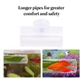 thumbnail image 4 of Clear Betta Fish Tunnel, Smooth Appearance Plastic Construction Comfortable Habitats Transparent Hollow Betta Fish Tube for, 4 of 7