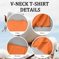 thumbnail image 3 of ZJXFGS Graphic Tees for Women Fall Shirts for Women Knit Pullover Tops Women Fall Tshirts for Women Orange L, 3 of 6