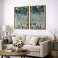 thumbnail image 3 of Framed Canvas Wall Art Set of 2 Vintage Trees Landscape Prints for Living Room Decoration - 16"x24"x2 NATURAL, 3 of 8