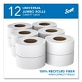 thumbnail image 2 of Scott 100% Recycled Fiber JRT Jr. Bathroom Tissue 2-Ply 1000ft 12/Carton 67805, 2 of 6