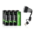thumbnail image 1 of Pilas recargables Coast ZITHION-X AA 2400 mAh 1,5 V, paquete de 8, 1 of 8