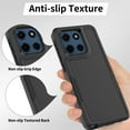 thumbnail image 5 of for Moto G Stylus 5G 2025 Case,[Military Grade Drop Tested] with Screen Protector,Dual Layer Protective Heavy Duty Cell Phone Cover Non-Slip Shockproof Case for Motorola G Stylus 5G 2025 (Black), 5 of 8
