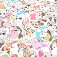 thumbnail image 4 of 50 Pcs Cow Stickers Pack, Vinyl Waterproof Cute Cartoon Animal Sticker for Kids, 4 of 4