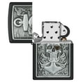 thumbnail image 5 of Zippo Skull Anchor Emblem Design Black Matte Pocket Lighter, 5 of 7