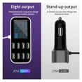 thumbnail image 4 of Fast Car Charger Auto 8 Port Multi USB LCD Display Phone Charger 12V Battery Charger USB Hub For Phone Tablets GPS DVR ,Multi-Port, 4 of 6
