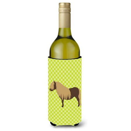 

Shetland Pony Horse Green Wine Bottle Beverge Insulator Hugger