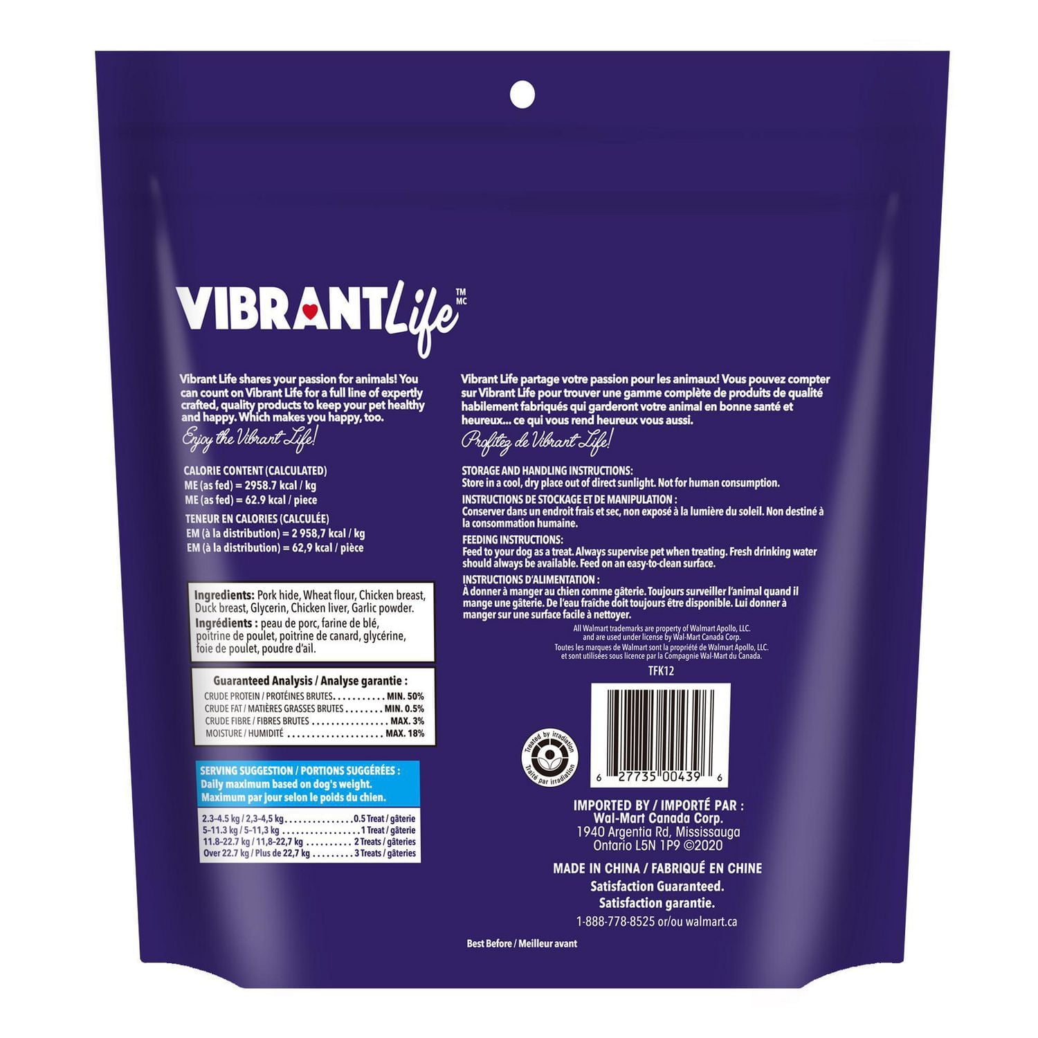 Vibrant Life 340g/12oz Tri Flavour Kabob