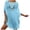 Blue, variant on Conairie Swim Suit Coverup For Women Short Sleeve Loose Fringe Bathing Suits Cover Up Summer Bikini Vacation Midi Dress Outfits Blue One Size