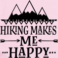 thumbnail image 2 of CafePress - Hiking Makes Me Happy Body Suit - Baby Light Bodysuit, Size Newborn - 24 Months, 2 of 4