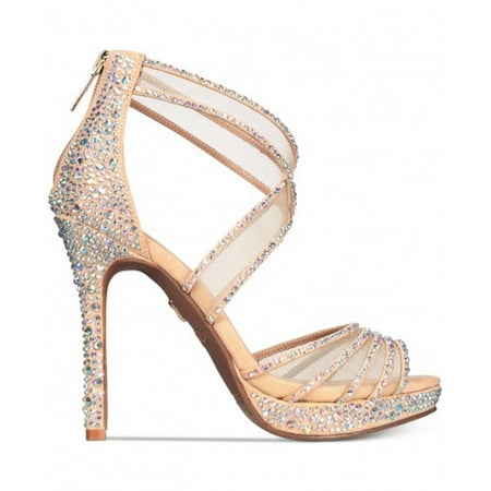 Thalia Sodi Womens Ceara Fabric Peep Toe Platform Pumps | Walmart Canada