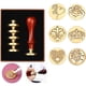 thumbnail image 2 of Kit de sellos de cera, 6 cabezales de sello, sello de cobre, sellos de cera de sellado antiguos, juego de regalo, juego de sellos de cera para invitaciones, tarjetas, correos, paquetes de vi, 2 of 5