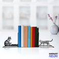 thumbnail image 2 of Handmadetneonsign Bengal Cat Metal Bookends, Bengal Cat Name Bookend, Cat Table Bookshelf Decor 044868, 2 of 4
