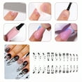 thumbnail image 3 of RAGUPEL 24Pcs Glue on Nails for Women,Hand-Painted Face Stiletto Press on Nails,Glossy Design Fake Nails with Designs,Cute Nails for Party,Daily Life,Taking Pictures,Dating,Style1, 3 of 7