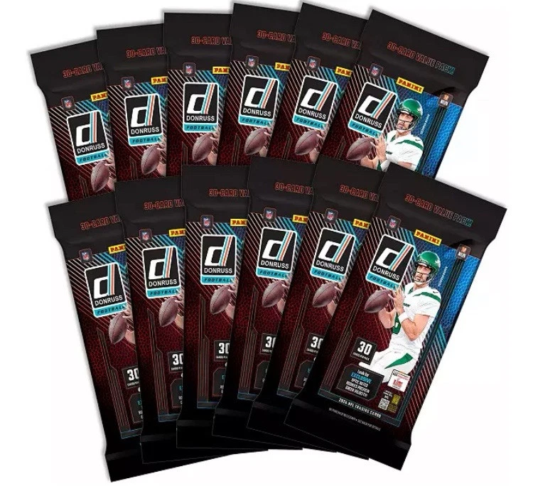2024 Panini Donruss Football Fat Pack Box (Cello Value) 12 Packs