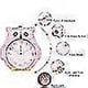 thumbnail image 2 of Alarm Clock Children Without Ticking Children's Clock With Night Light, 2 of 3