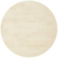 thumbnail image 4 of SAFAVIEH Santa Monica Chelsey Solid Shag Runner Rug, Ivory, 2'3" x 11', 4 of 7