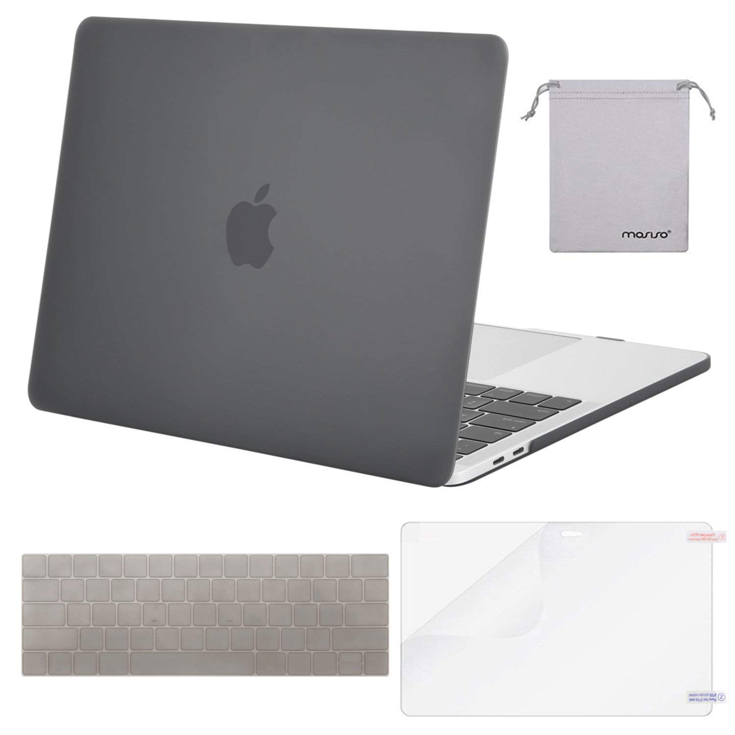 Plastic Hard Shell Case & Keyboard Cover Skin & Webcam Cover Compatible with MacBook Pro 13 inch MOSISO MacBook Pro 13 inch Case 2020 2019 2018 2017 2016 Release A2159 A1989 A1706 A1708 Airy Blue 