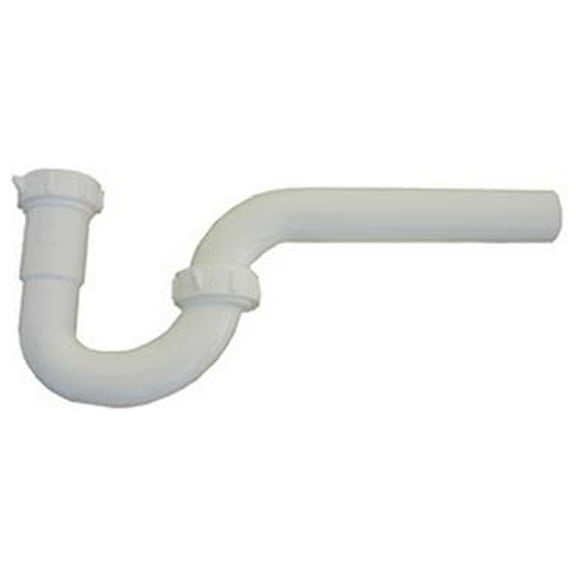 Lasco 03-4211 Lavatory Drain P-Trap, White PVC, 1-1/4 In. - Quantity 6