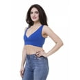 thumbnail image 3 of Women's Maternity Bra Slim Crop Top Lounge Wear, S, Navy Blue, by Ambesonne, 3 of 3