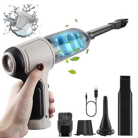Handheld cordless vacuum cleaner for home and car