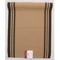 thumbnail image 2 of Mainstays Woven Stripes Runner Rug, Black and Beige, 22" x 72", Handwoven, Antiskid Backing, 2 of 4
