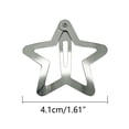 thumbnail image 2 of 12 piezas de accesorios para el cabello Y2K Star Silver Metal Clips para el cabello antideslizantes para mujeres y niñas, 2 of 8