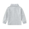 thumbnail image 4 of Qingpeng Unisex Toddler Cotton Hoodie Sweatshirt Crewneck Long Sleeves Solid Athletic Clothes with Pocket, 4 of 7