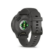 Garmin 010-02785-00 Venu 3S Health Fitness GPS Smartwatch Steel Bezel with Pebble Gray Case 41mm Bundle with Deco Screen Protector, Tech Smart USA Fitness & Wellness Suite| Official Garmin USA Dealer
