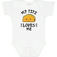 thumbnail image 3 of Inktastic My Titi Loves Me with Taco Illustration Boys or Girls Baby Bodysuit, 3 of 5