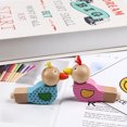thumbnail image 5 of De Silbatos De Pájaros De Madera De Colores Aleatorios, Silbato De Dibujos Animados, Juguetes Para Niños, Instrumento Musical, Juguete Educativo, Regalo Para Niños 2 Uds. Monstrate FN003986-00, 5 of 5
