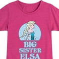 thumbnail image 3 of Frozen - Winter - Big Sister Elsa - Toddler & Youth Girls Short Sleeve Graphic T-Shirt, 3 of 5