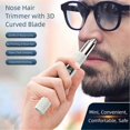 thumbnail image 3 of Waterproof Smart Nose Hair Removal Tool For Travel IPX7 Waterproof, Easy to Clean for Men Women, 3 of 5