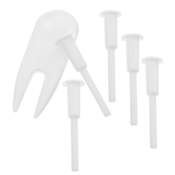 OUNONA Air Plug Yoga Ball Yoga Ball Air Plug Fitness 6.50X2.50X0.50CM White