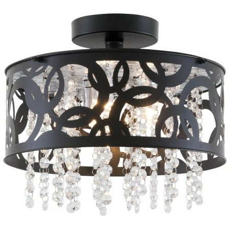 Dvi Lighting Dvp14711 Woodstock 3 Light Semi Flush Ceiling Fixture