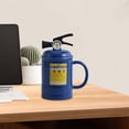 thumbnail image 4 of Ceramic Coffee Mug Large Cute Tall Funny Ceramic Cup Set With Spoon & Handle & Spill Proof Leak Proof Lid Fire Extinguisher Shape Tea Soup Mug, 4 of 9