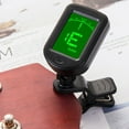thumbnail image 6 of Rechargeable Guitar Tuner, Guitar Tuner Clip on Tuner Digital Electronic Tuner Acoustic with Lcd Display for Guitar Violin Ukulele Beginner Black, 1 Rechargeable Guitar Tuner, 6 of 8