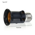 thumbnail image 2 of Tssuoun Light Bulb Socket Living Room E27 Converter Base High Temperature Resistant Lightbulb Holder Office Lighting Accessories, 2 of 9
