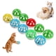 thumbnail image 4 of 20 Piezas Bolas Con Forma Campana para Gatos Pelota Juguete Color Aleatorio 4cm Interior, 4 of 5
