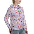 thumbnail image 3 of Hoodies for Women - Fashionable Cats Comfrt Colour Drawstring Women'S Fashion Hoodies & Sweatshirts, Fall Outfits Clothes for Women 2024 Pullover with Kangaroo Pocket, 3 of 7