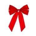 thumbnail image 2 of (6 pack) Red Christmas Wreath Bow, 15 in, by Holiday Time, 2 of 5