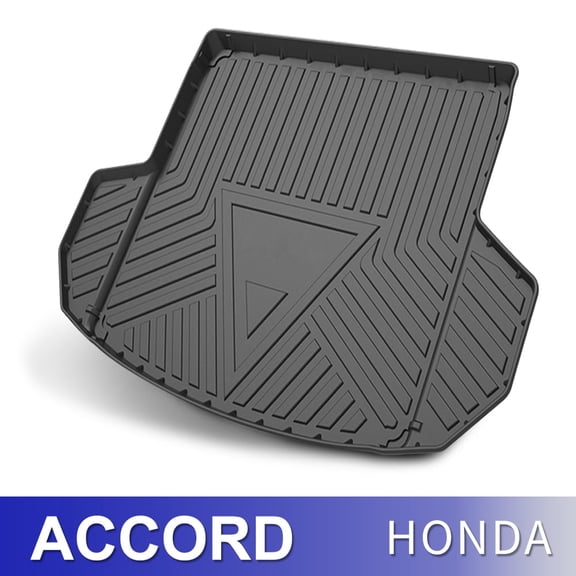 AOMSAZTO Fit For HONDA ACCORD/Hybrid 2018-2022 Car Trunk Mat Waterproof Car Floor Mat Black TPO