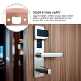 thumbnail image 4 of 4 Pcs Lock Accessories Door Plates for Interior Doors Strike Exterior Latch Striker Deadbolt House, 4 of 6