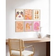 thumbnail image 5 of HAUS AND HUES Trippy Posters for Room Aesthetic - Set of 6, Hippie, Retro Wall Art, Indie and Groovy Art Prints for Bedroom Gallery Art, Cute Preppy Pictures (Unframed, 11x14), 5 of 6