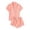 A-Light Pink147, variant on Womens Gingham Printed Pajama Set Cute Casual Short Sleeve Sleepwear Shorts
