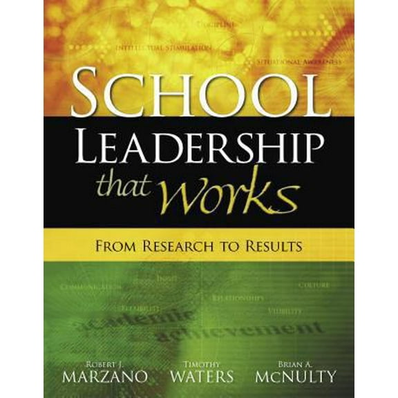 Pre-Owned School Leadership That Works: From Research to Results (Paperback) 1416602275 9781416602279