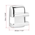 thumbnail image 3 of Pair New Exterior Full Rear View Mirror Housing Door Wing Mirror Covering Cap for Ford F-250 2008-2016 Silver Tone, 3 of 6