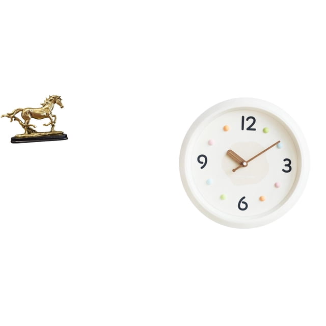 Escultura Contemporánea De Caballo Con Diseño De Reloj Artístico Para Una Elegante Decoración Del Hogar, La Oficina, La Sala De Estar, El Escritorio Y La Sala De Estudio.