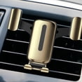 thumbnail image 3 of Universal Car Phone Mount Gravity 360 grados Retation Fit para Air Vent Clip oro Cola Soporte para teléfono de coche, 3 of 8