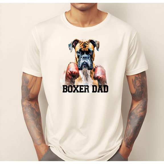 Boxer Shirt For Men, Boxer Dog Lover Shirt, Boxer Dad Shirt, Boxer Dog Daddy Shirt For Boxer Owner, Cute Boxer Dog Shirt, Boxer Father